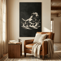 The Lake Dog - Metal Wall Art - Forge