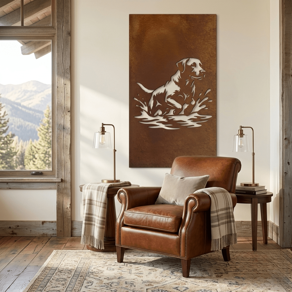 The Lake Dog - Metal Wall Art - Oxide - Anthem Classic
