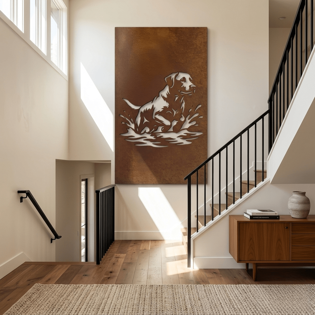 The Lake Dog - Metal Wall Art - Oxide - Anthem Classic