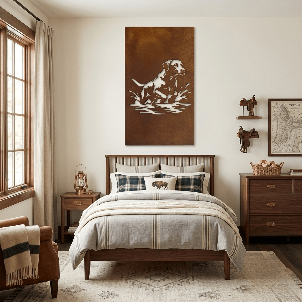The Lake Dog - Metal Wall Art - Oxide - Anthem Classic