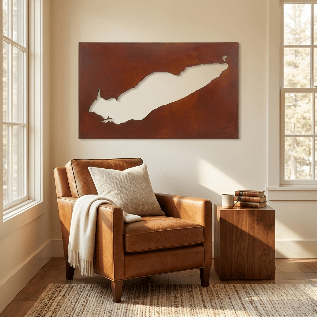 The Lake Erie - Metal Wall Art - Oxide - Anthem Classic