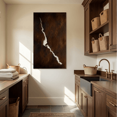 The Lake Havasu - Metal Wall Art - Umber - Anthem Classic