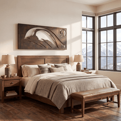 The Landscape Arch - Metal Wall Art - Umber - Anthem Classic