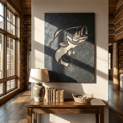 The Largemouth Bass - Metal Wall Art - Forge - Anthem Classic