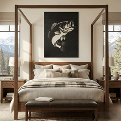The Largemouth Bass - Metal Wall Art - Forge - Anthem Classic