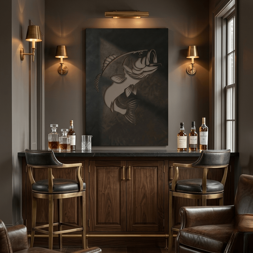 The Largemouth Bass - Metal Wall Art - Forge - Anthem Classic