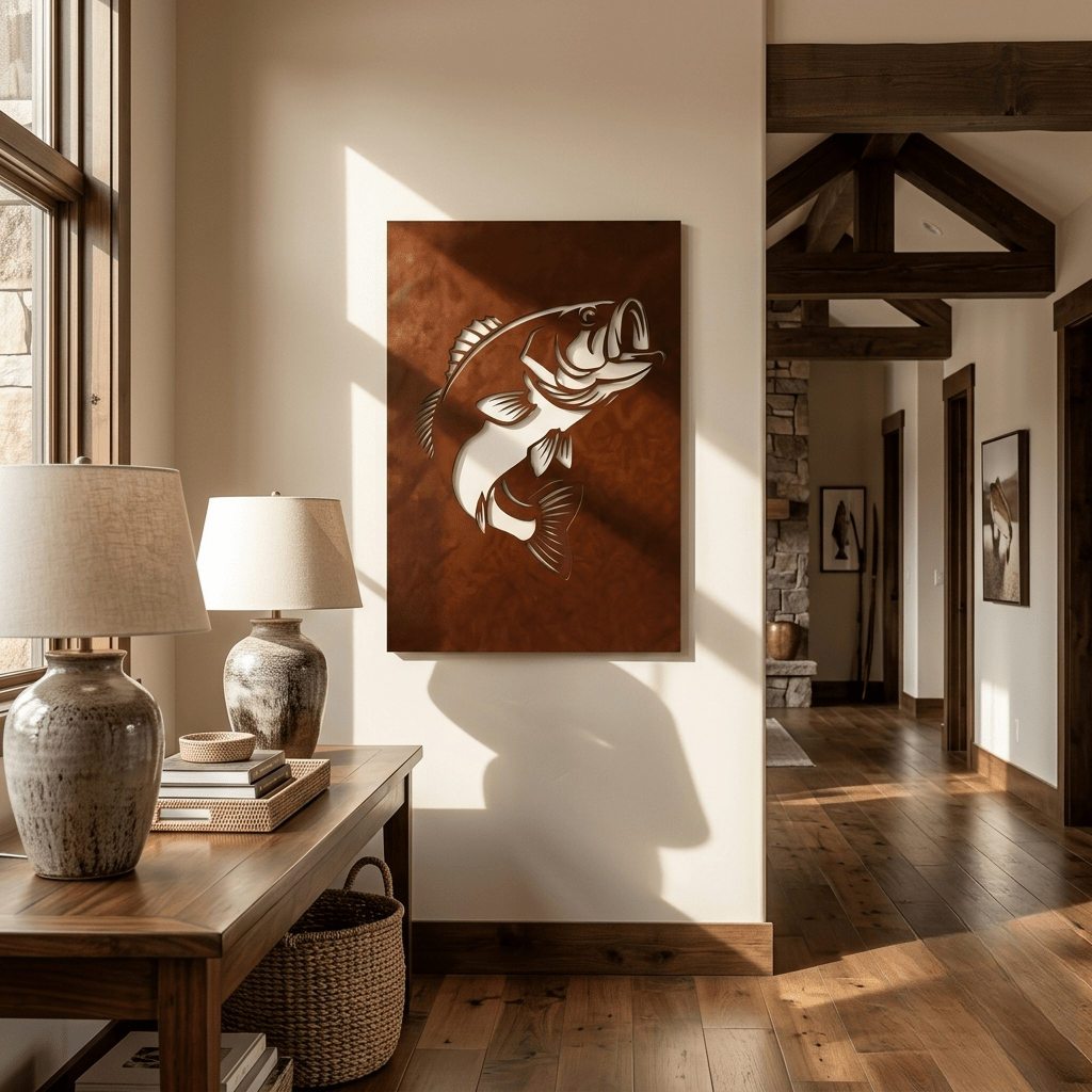 The Largemouth Bass - Metal Wall Art - Oxide - Anthem Classic