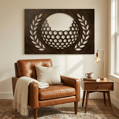 The Laurel - Metal Wall Art - Umber - Anthem Classic