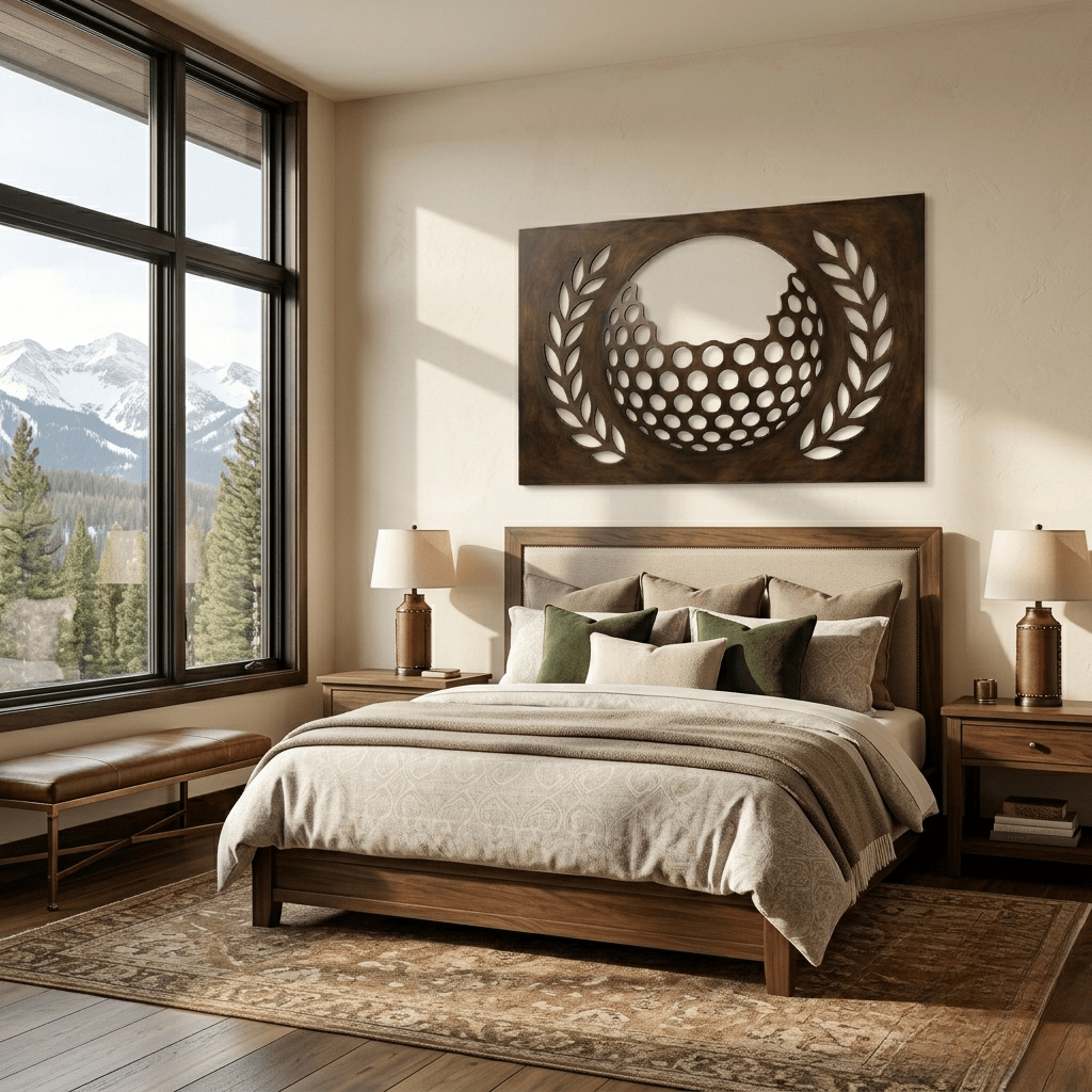 The Laurel - Metal Wall Art - Umber - Anthem Classic