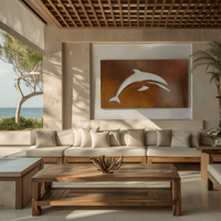 The Leap - Metal Wall Art - Oxide
