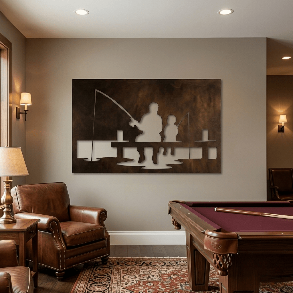 The Legacy at the Lake - Metal Wall Art - Umber - Anthem Classic