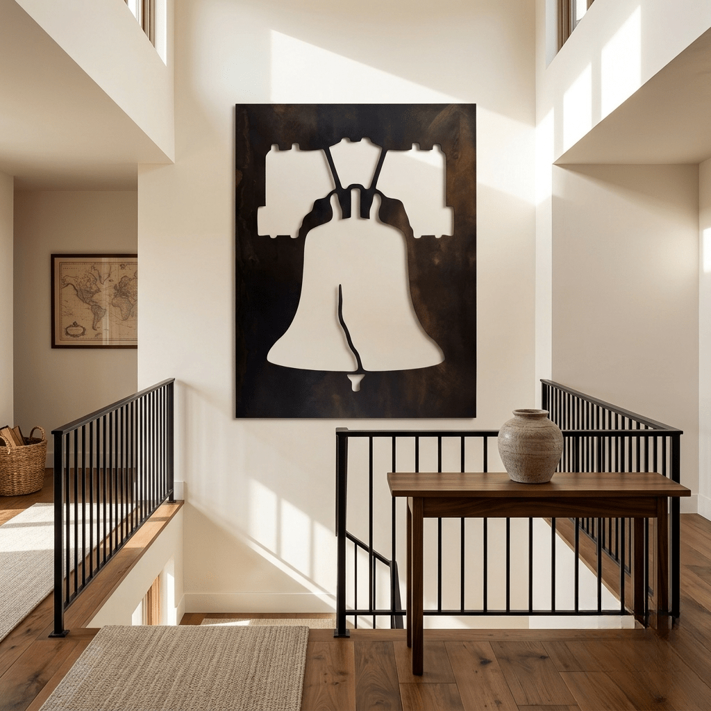 The Liberty Bell - Metal Wall Art - Umber - Anthem Classic