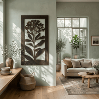 The Lilac - Metal Wall Art - Umber
