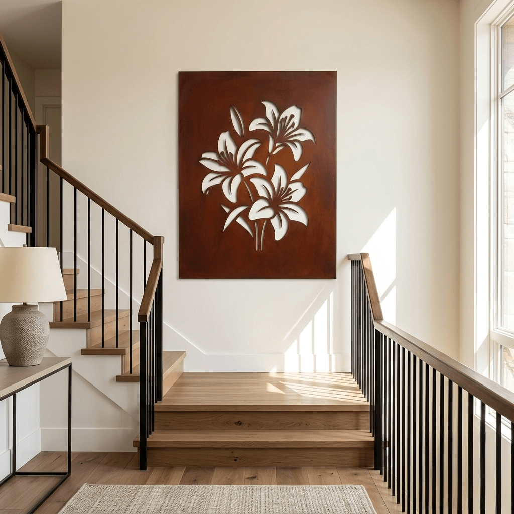 The Lilies - Metal Wall Art - Oxide - Anthem Classic