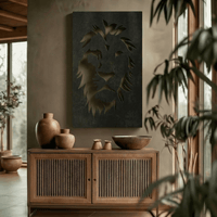 The Lion - Metal Wall Art - Forge
