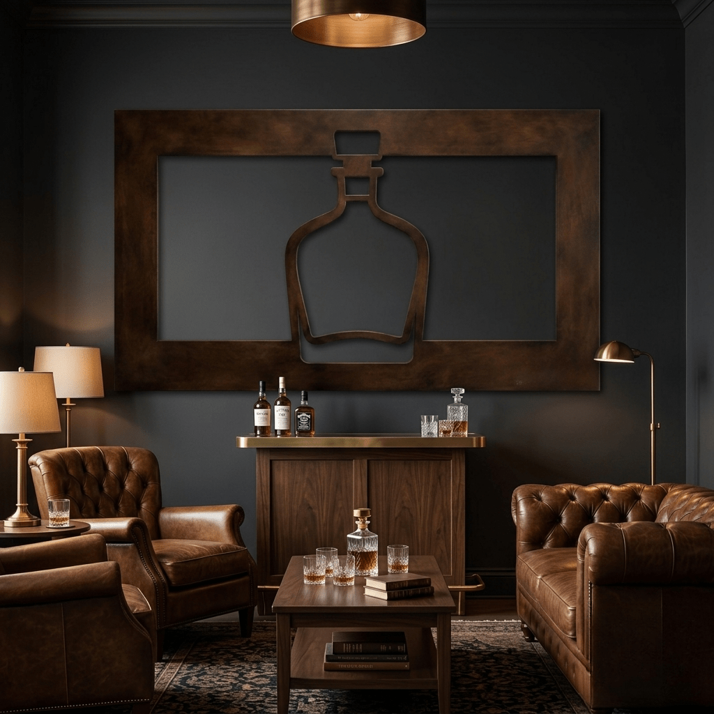 The Liquid Iron - Metal Wall Art - Umber - Anthem Classic