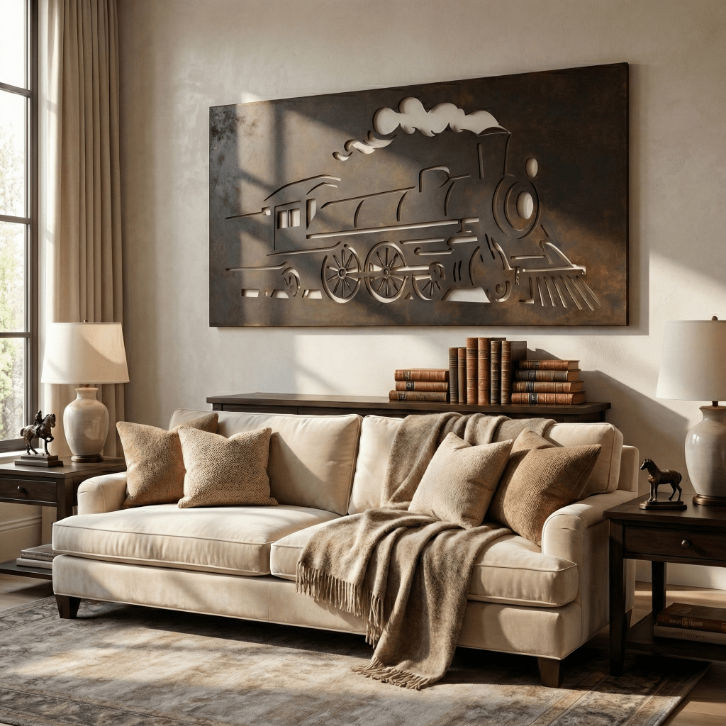 The Locomotive - Metal Wall Art - Anthem Classic