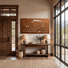 The Locomotive - Metal Wall Art - Oxide - Anthem Classic