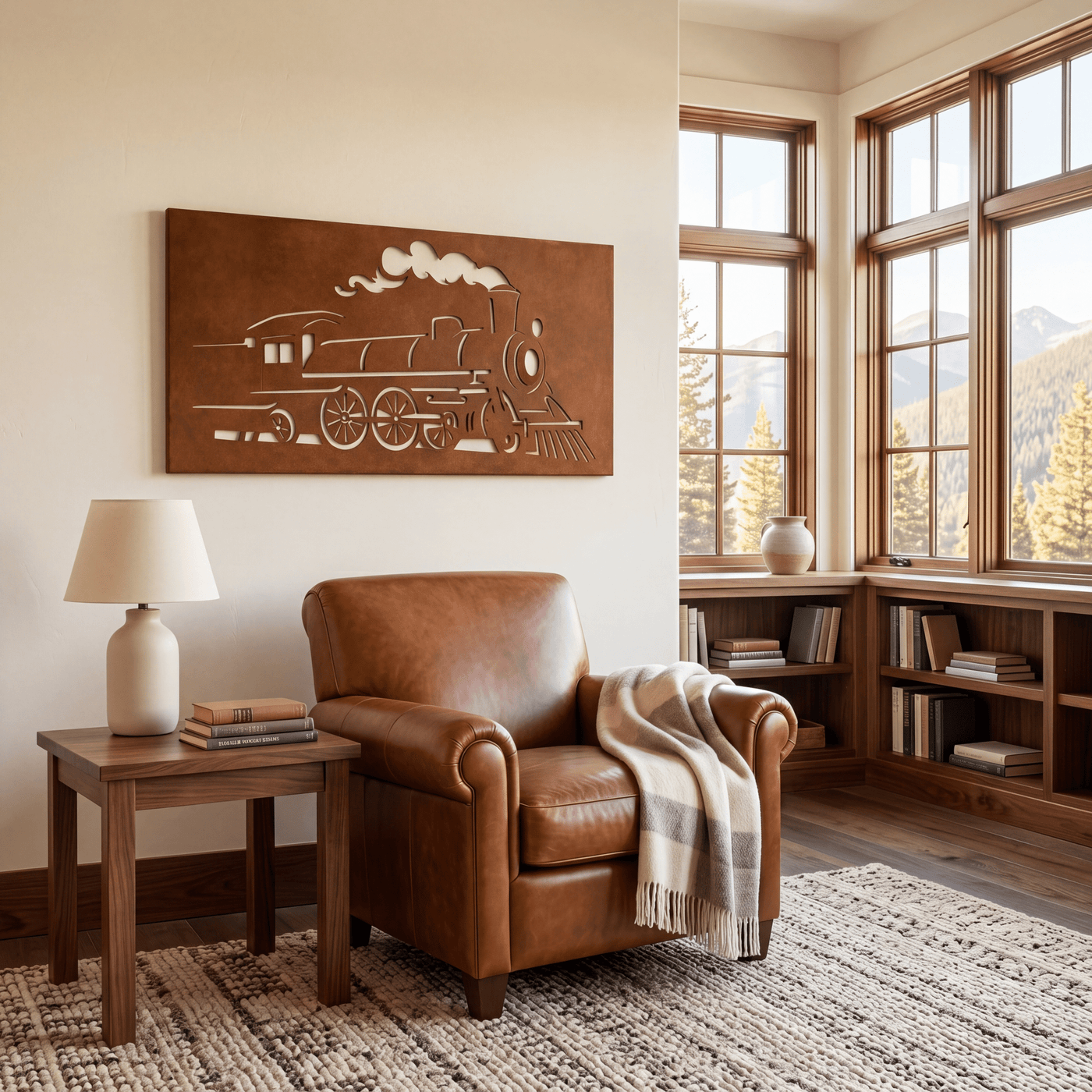 The Locomotive - Metal Wall Art - Oxide - Anthem Classic