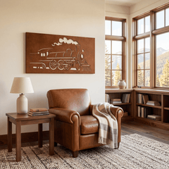 The Locomotive - Metal Wall Art - Oxide - Anthem Classic