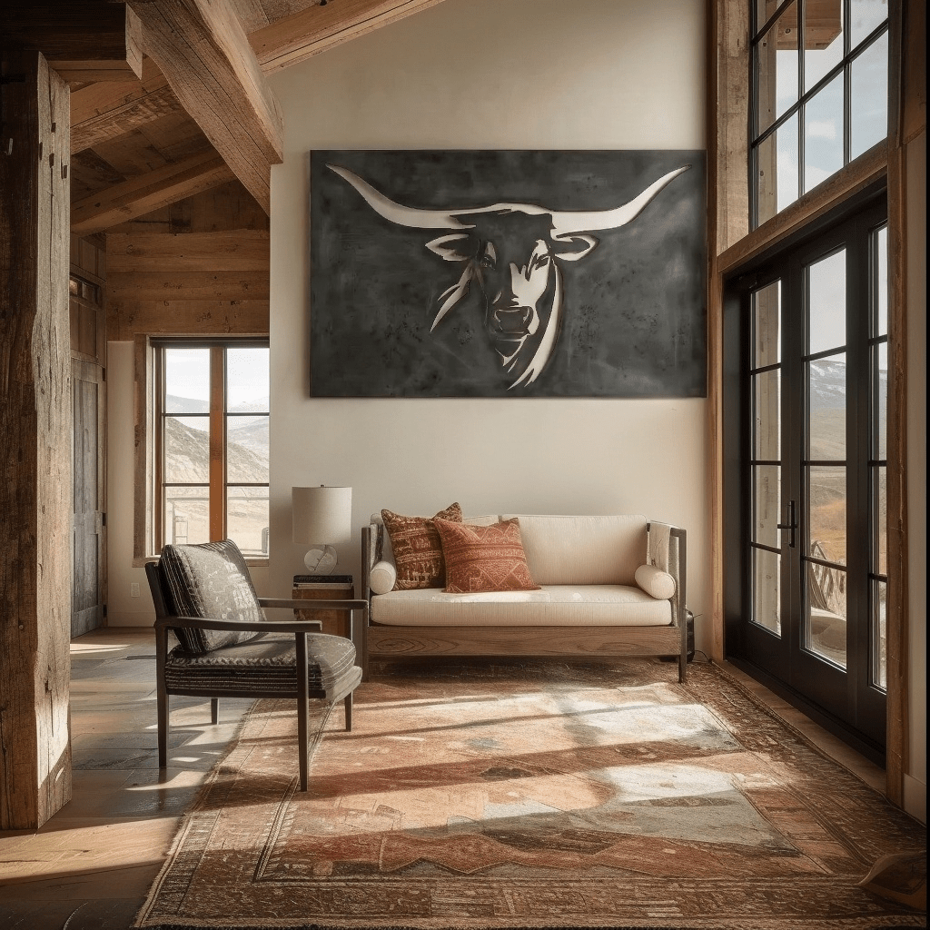 The Longhorn - Metal Wall Art - Anthem Classic
