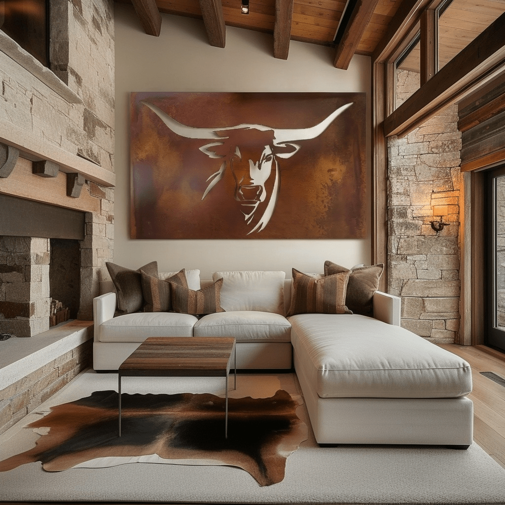 The Longhorn - Metal Wall Art - Anthem Classic