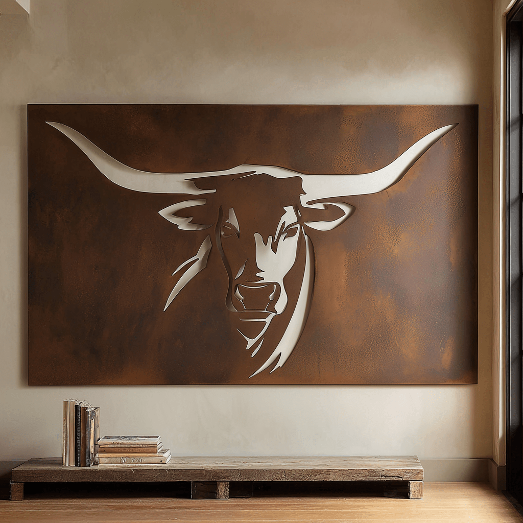 The Longhorn - Metal Wall Art - Anthem Classic