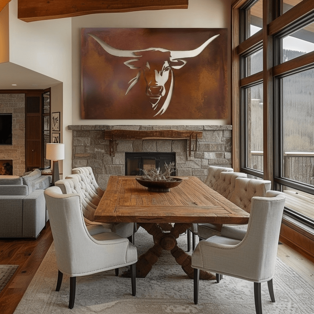 The Longhorn - Metal Wall Art - Anthem Classic
