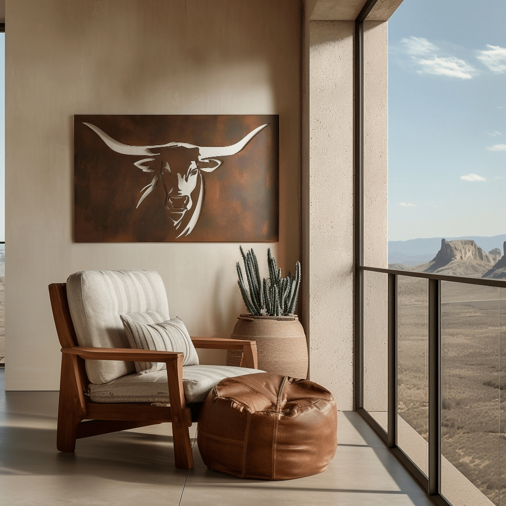 The Longhorn - Metal Wall Art - Anthem Classic