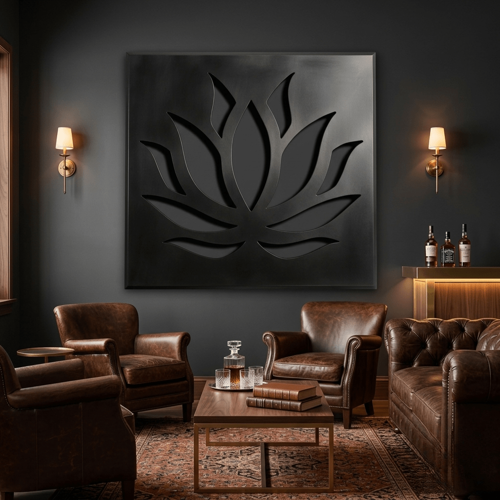 The Lotus - Metal Wall Art - Forge - Anthem Classic