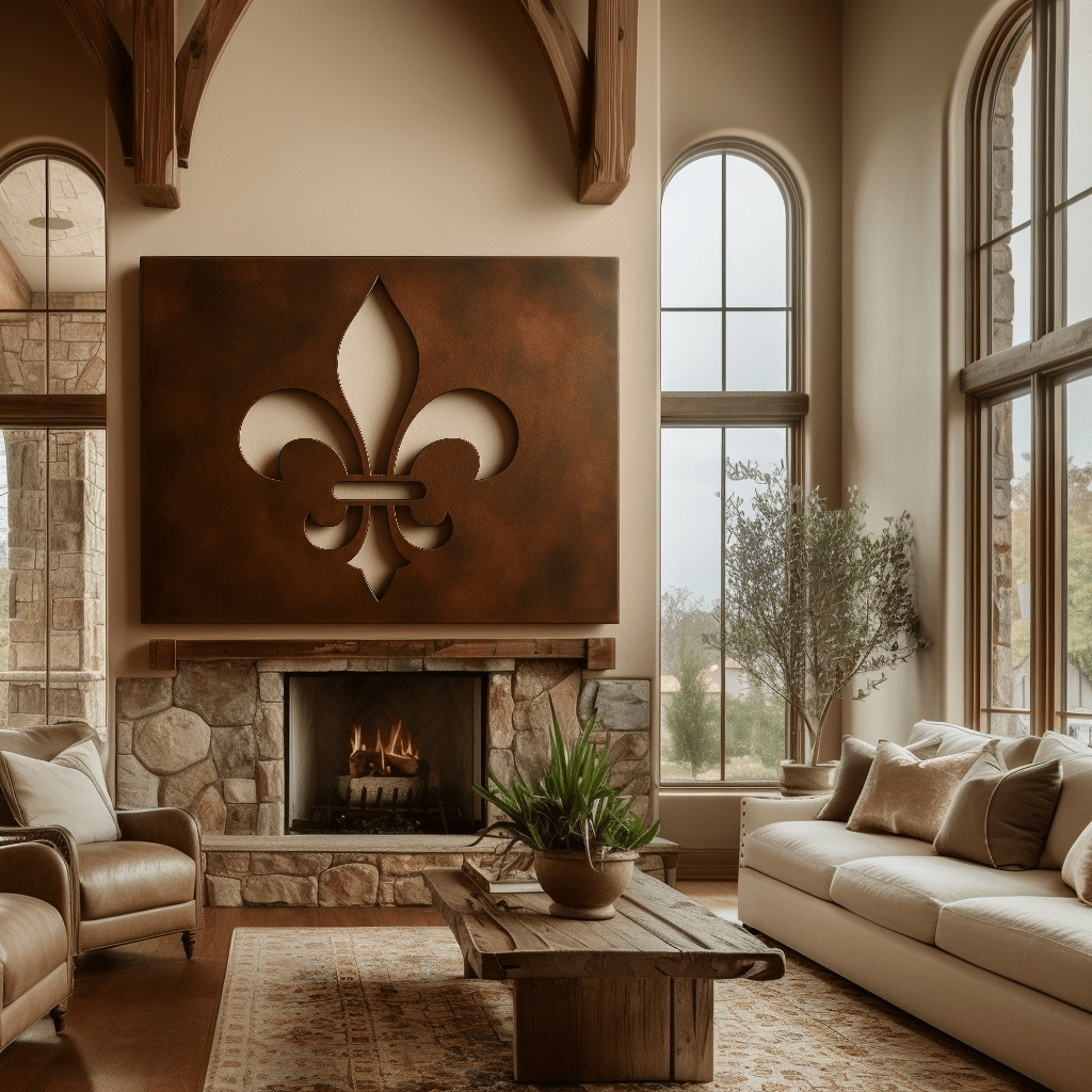 The Louisiana Fleur - de - lis - Metal Wall Art - Anthem Classic