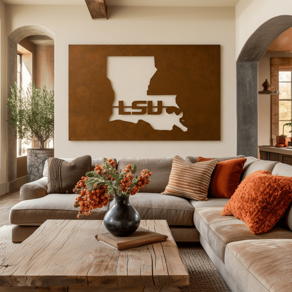 The Louisiana - Metal Wall Art - Landscape Umber - Anthem Classic