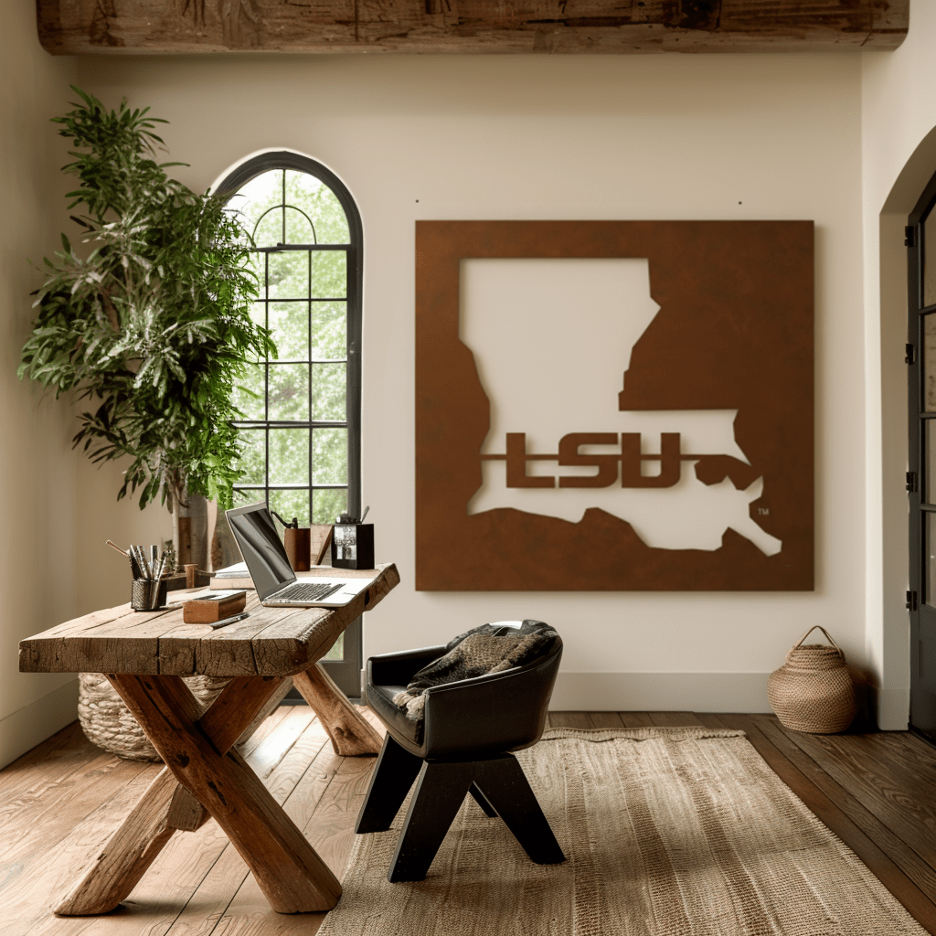 The Louisiana - Metal Wall Art - Square Umber - Anthem Classic