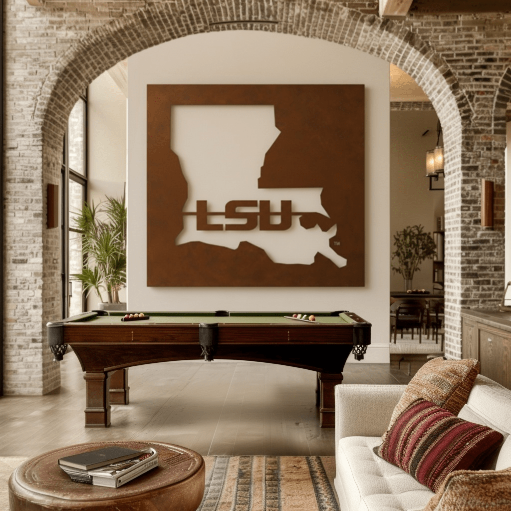 The Louisiana - Metal Wall Art - Square Umber - Anthem Classic