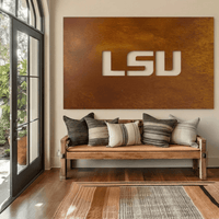 The LSU - Metal Wall Art - Landscape - Oxide