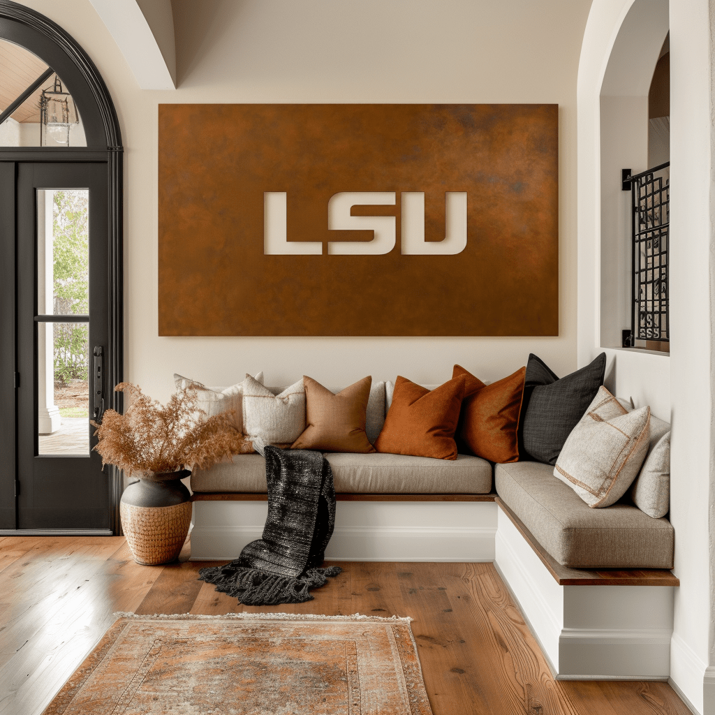 The LSU - Metal Wall Art - Landscape Umber - Anthem Classic