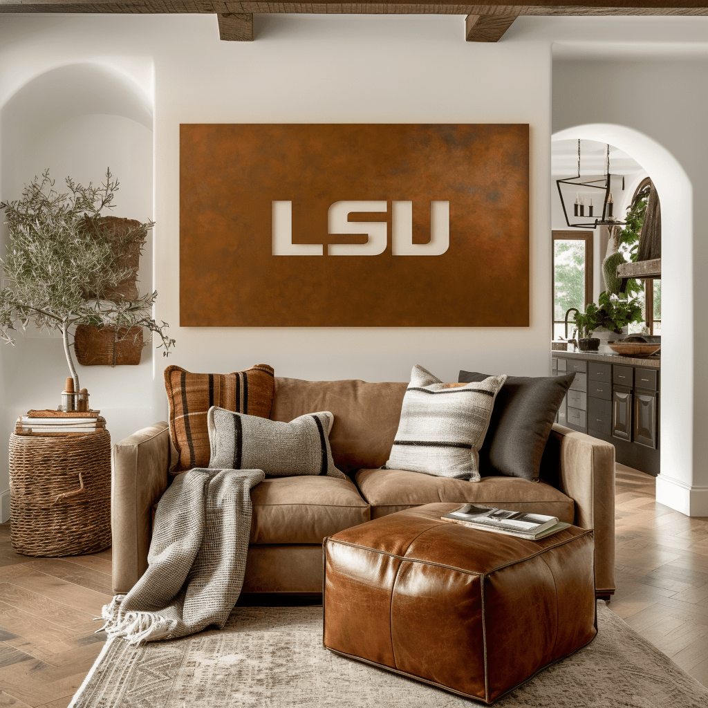 The LSU - Metal Wall Art - Landscape Umber - Anthem Classic