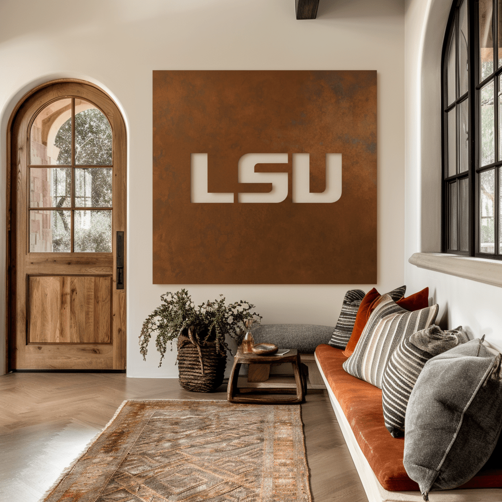 The LSU - Metal Wall Art - Square Umber - Anthem Classic