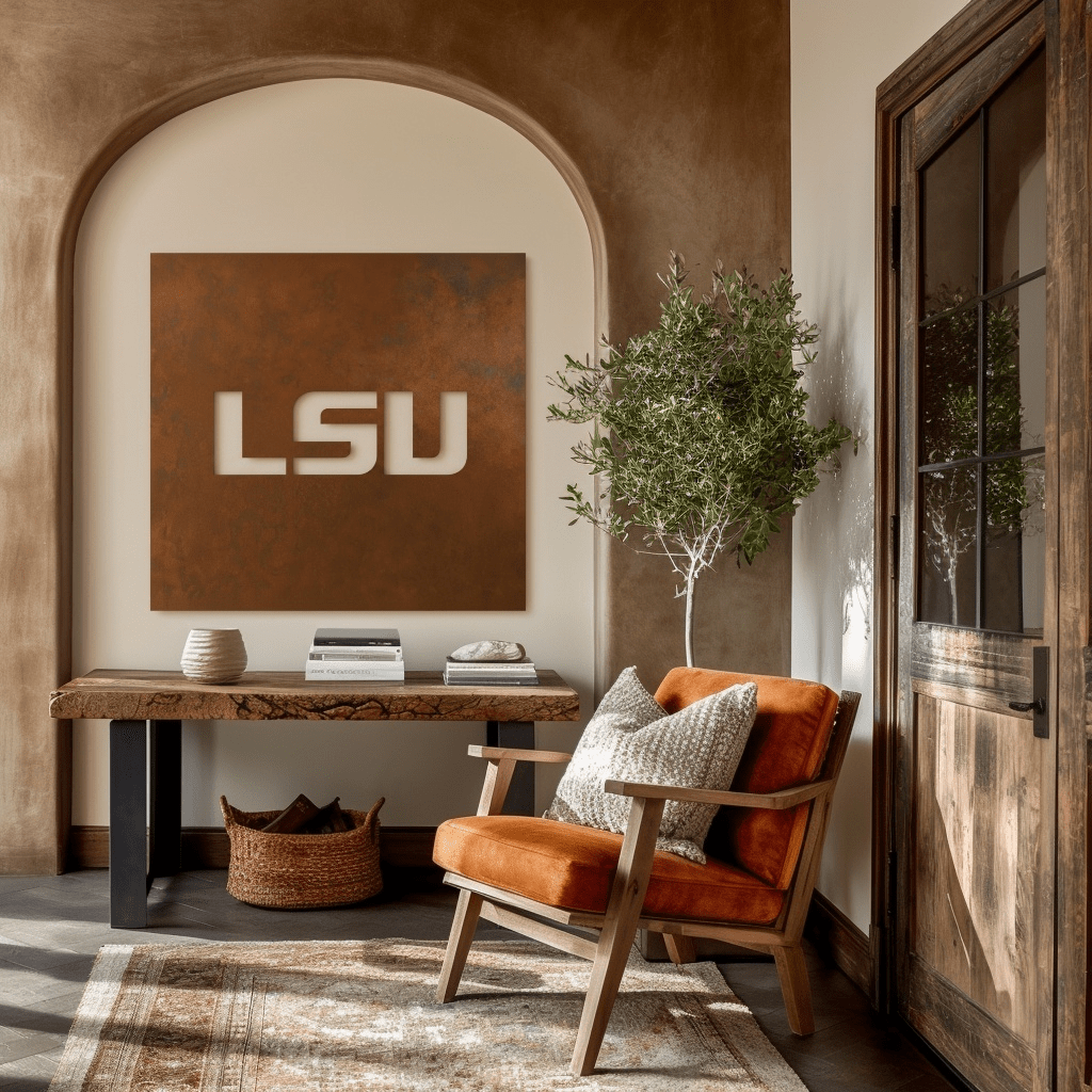 The LSU - Metal Wall Art - Square Umber - Anthem Classic