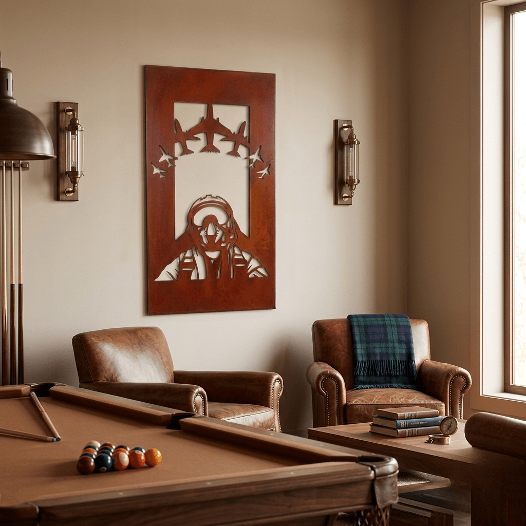 The Mach 1 - Metal Wall Art - Oxide - Anthem Classic