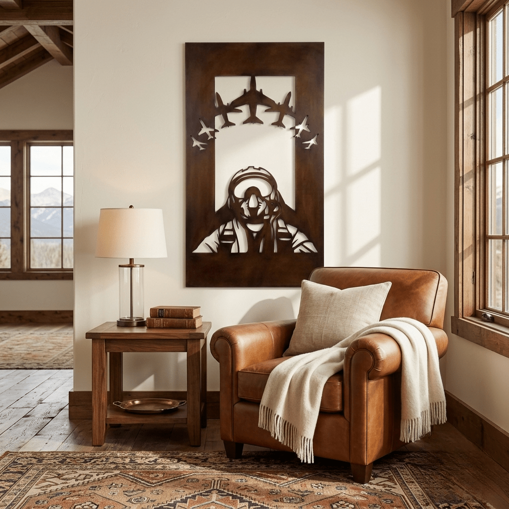 The Mach 1 - Metal Wall Art - Umber - Anthem Classic