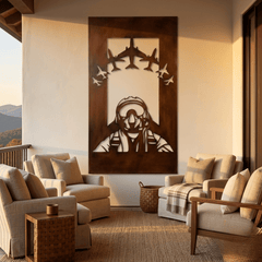 The Mach 1 - Metal Wall Art - Umber - Anthem Classic