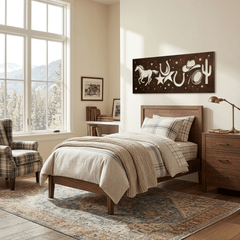 The Midnight Rodeo - Metal Wall Art - Umber - Anthem Classic