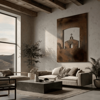 The Mission - Metal Wall Art - Umber