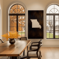 The Missouri - Metal Wall Art - Umber
