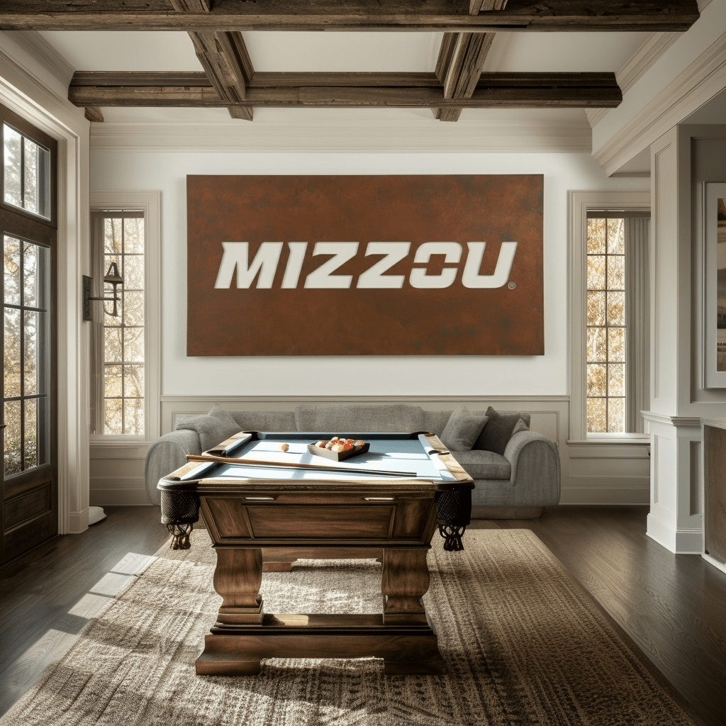 The Mizzou - Metal Wall Art - Landscape Umber - Anthem Classic