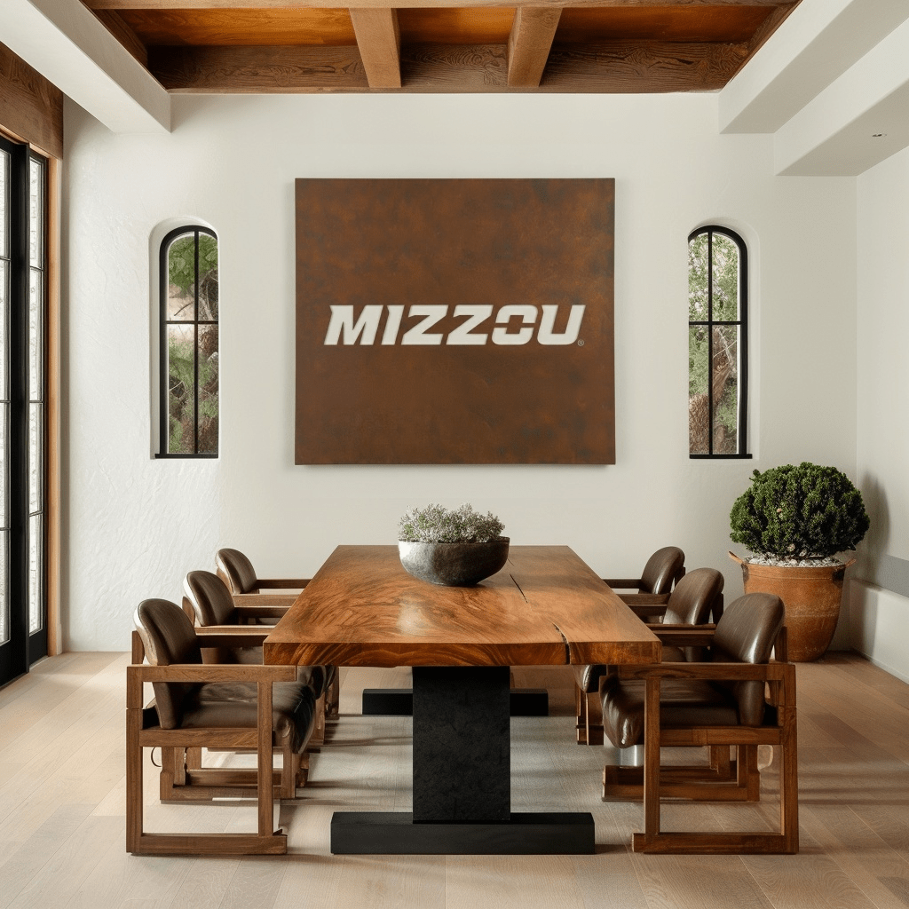 The Mizzou - Metal Wall Art - Square Umber - Anthem Classic