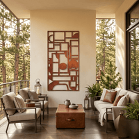 The Momentum - Metal Wall Art - Oxide