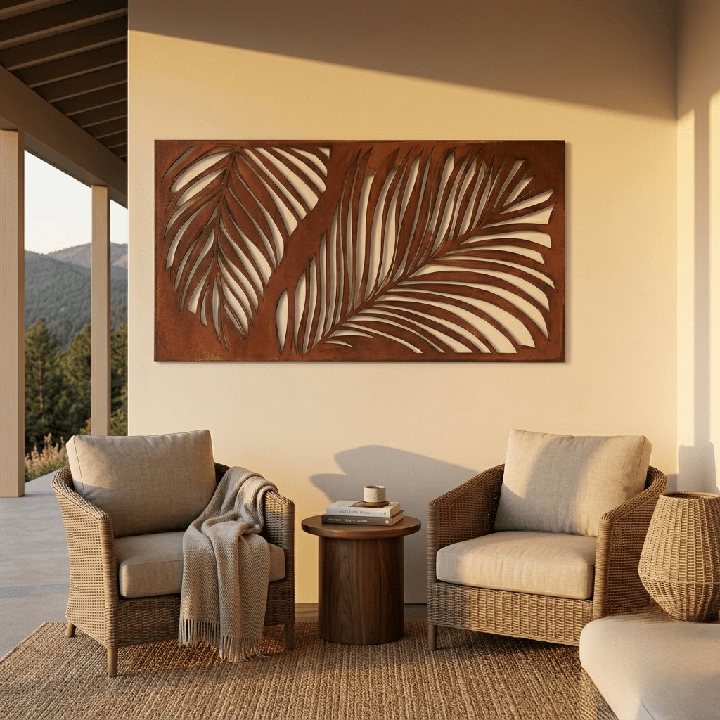 The Monolith Palm - Metal Wall Art - Oxide - Anthem Classic