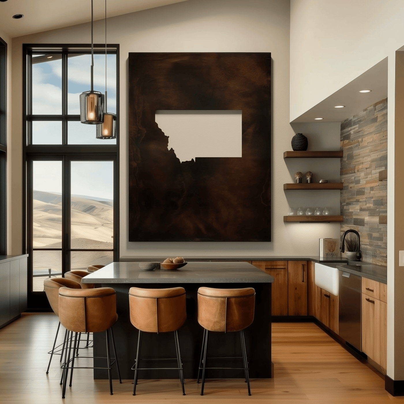 The Montana - Metal Wall Art - Anthem Classic